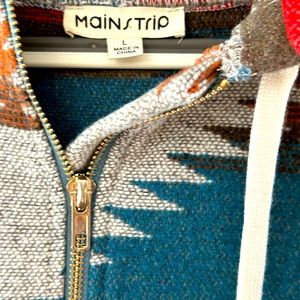 Warm handmade original hooded sweater